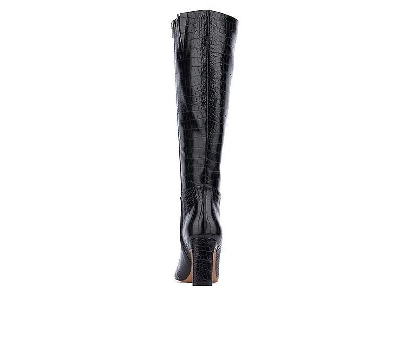 Women's New York and Company Isabelle Knee High Boots