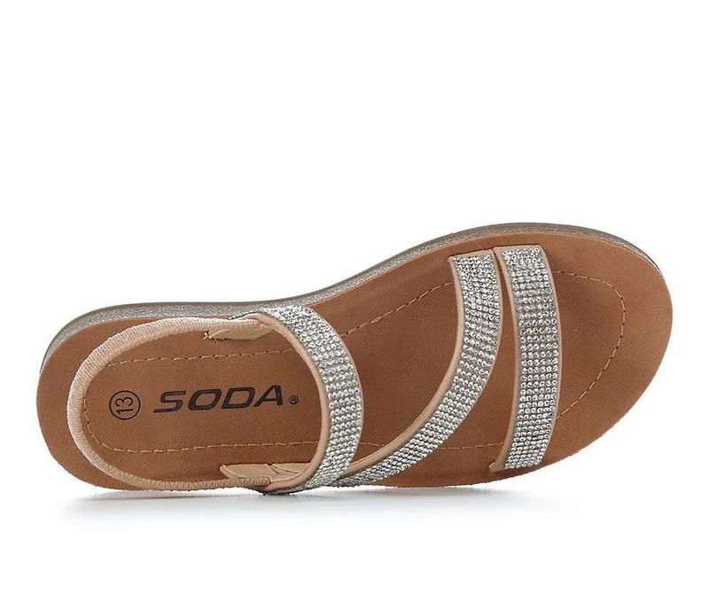 Girls' Soda Little Kid & Big Umbel Flat Sandals