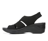 Women's BZEES Double Up Wedge Sandals