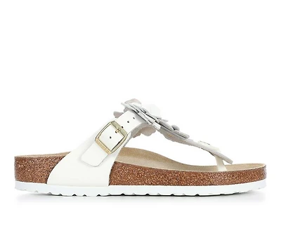 Women's Birkenstock Gizeh Leather Footbed Sandals