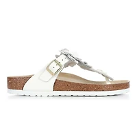 Women's Birkenstock Gizeh Leather Footbed Sandals