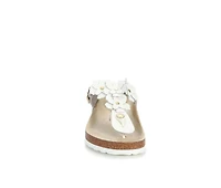 Women's Birkenstock Gizeh Leather Footbed Sandals