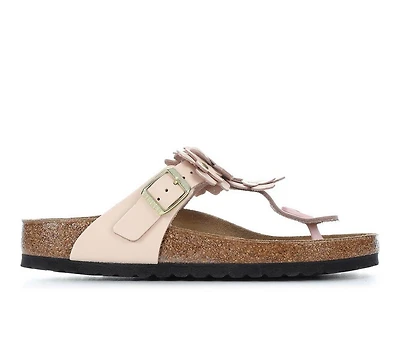 Women's Birkenstock Gizeh Leather Footbed Sandals