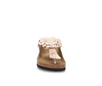 Women's Birkenstock Gizeh Leather Footbed Sandals