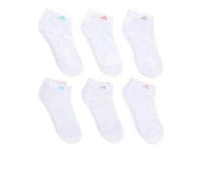 Adidas 6 Pair Women's Cushion Low Cut Socks