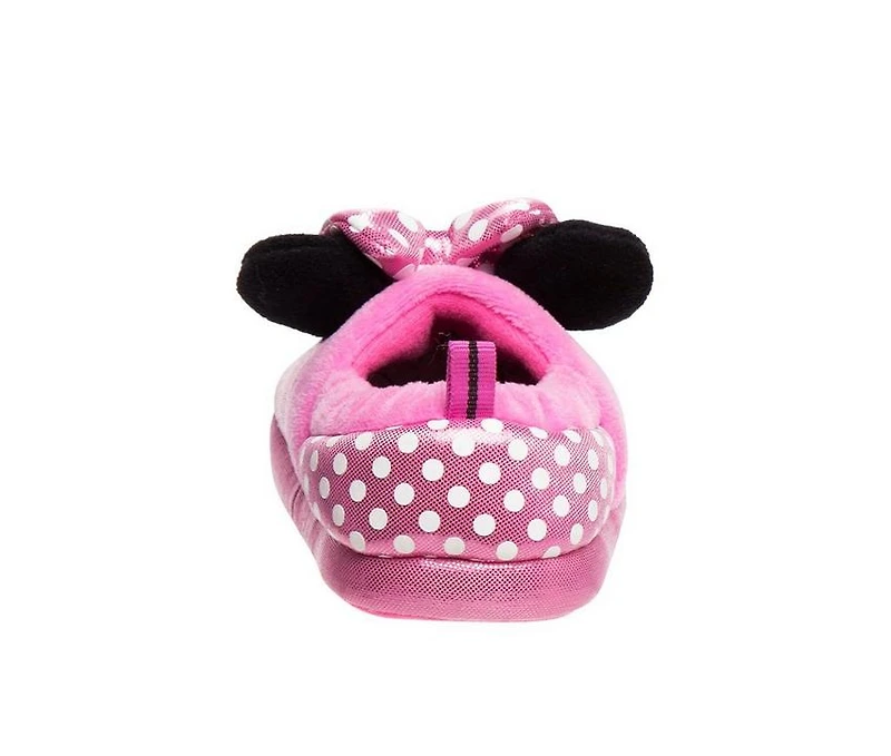 Disney Toddler & Little Kid Minnie Bownots Dots Slipper