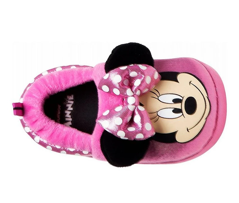 Disney Toddler & Little Kid Minnie Bownots Dots Slipper