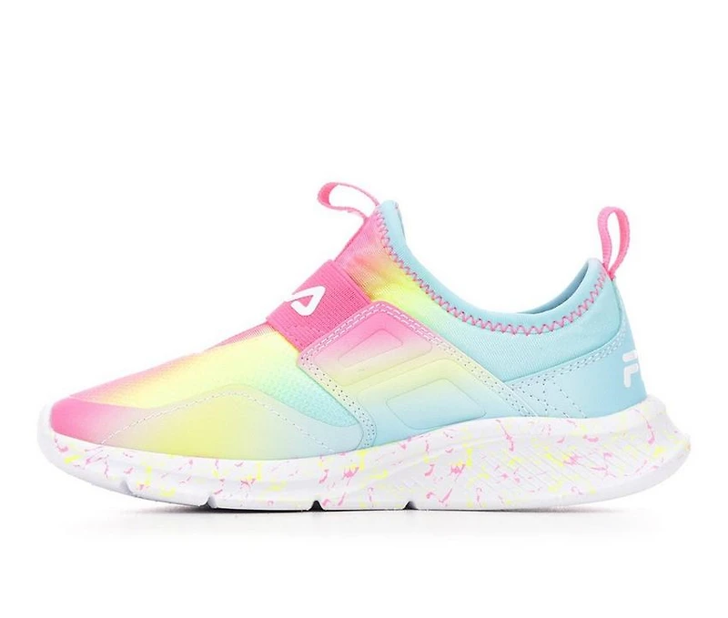 Girls' Fila Little Kid & Big Landbuzzer Marble Running Shoes