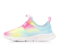 Girls' Fila Little Kid & Big Landbuzzer Marble Running Shoes