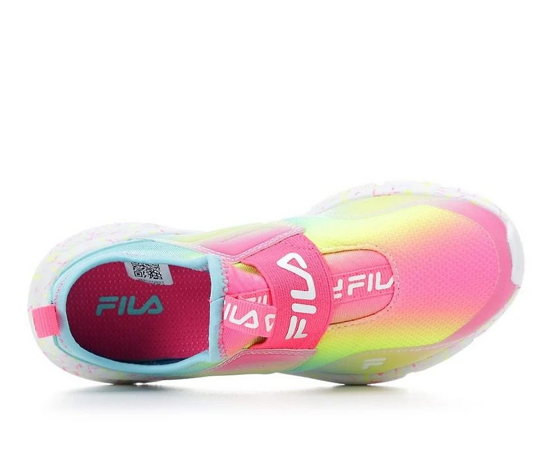 Girls' Fila Little Kid & Big Landbuzzer Marble Running Shoes