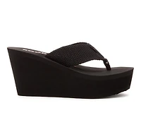 Women's Rocket Dog Diver Platform Wedge Flip-Flops