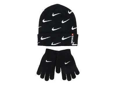Nike Swoosh Repeat Beanie Set
