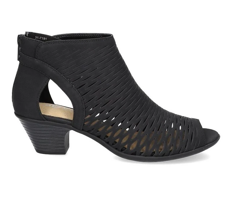 Women's Easy Street Sunrise Heeled Peep Toe Booties