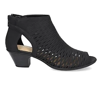 Women's Easy Street Sunrise Heeled Peep Toe Booties