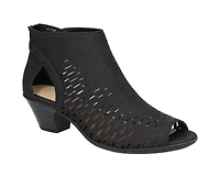 Women's Easy Street Sunrise Heeled Peep Toe Booties