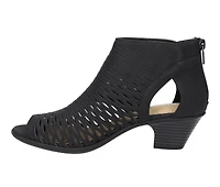 Women's Easy Street Sunrise Heeled Peep Toe Booties