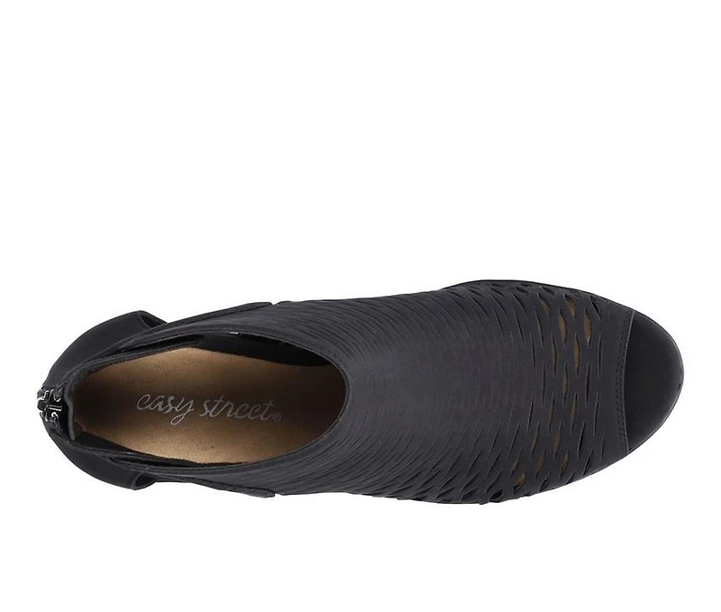 Women's Easy Street Sunrise Heeled Peep Toe Booties