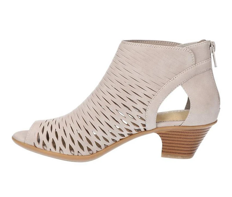 Women's Easy Street Sunrise Heeled Peep Toe Booties