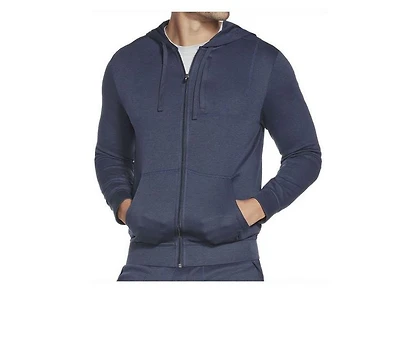 Skechers Go Apparel Men's Knit Pique Full Zip Hoodie
