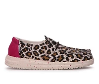 Girls' HEYDUDE Little Kid & Big Wendy Youth Cheetah Casual Shoes