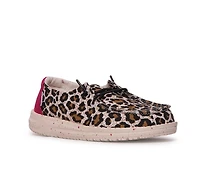 Girls' HEYDUDE Little Kid & Big Wendy Youth Cheetah Casual Shoes