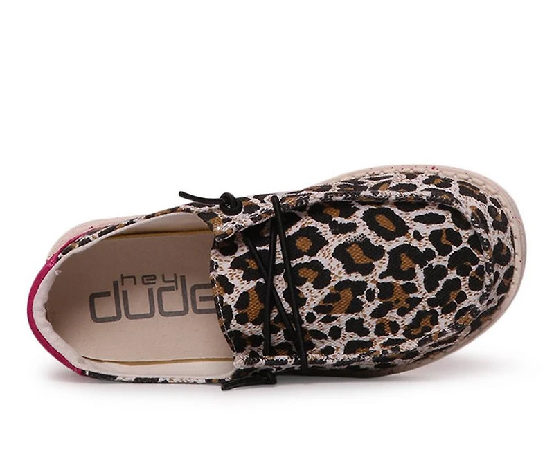 Girls' HEYDUDE Little Kid & Big Wendy Youth Cheetah Casual Shoes
