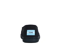 Girls' TOMS Little Kid & Big Youth Alpargata Black Slip-On Shoes