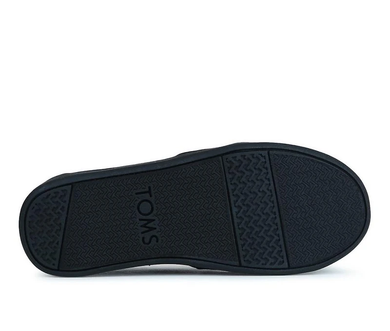 Girls' TOMS Little Kid & Big Youth Alpargata Black Slip-On Shoes