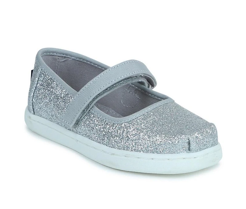 Girls' TOMS Infant & Toddler Little Kid Glitter Mary Jane Casual Shoes