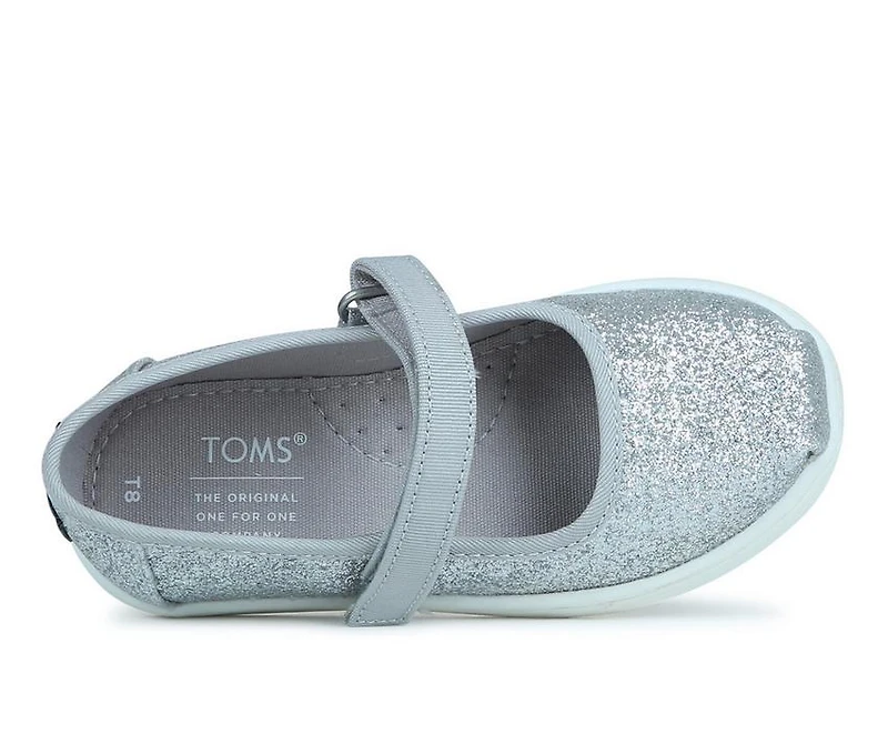 Girls' TOMS Infant & Toddler Little Kid Glitter Mary Jane Casual Shoes