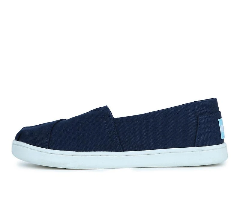 Girls' TOMS Little Kid & Big Alpargata Navy Slip-On Shoes