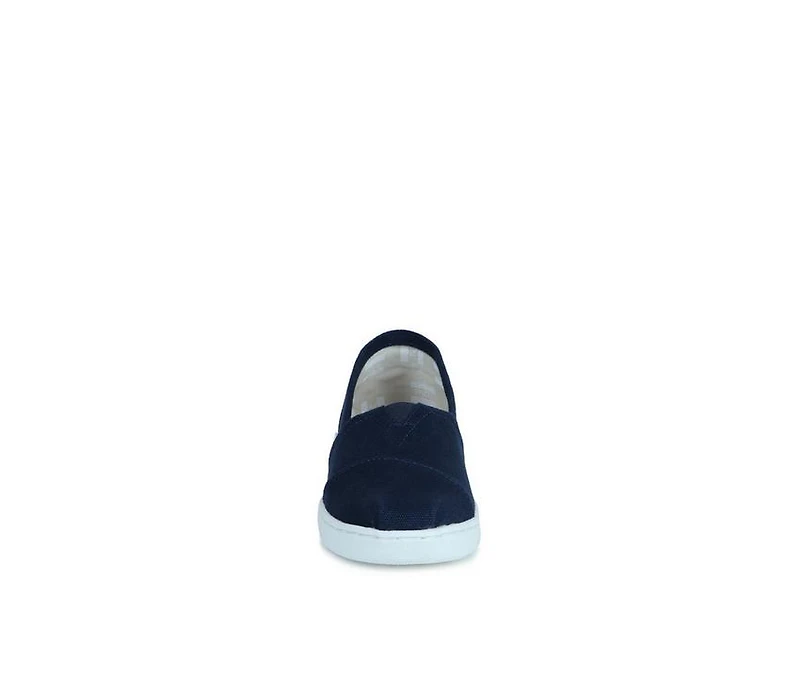 Girls' TOMS Little Kid & Big Alpargata Navy Slip-On Shoes