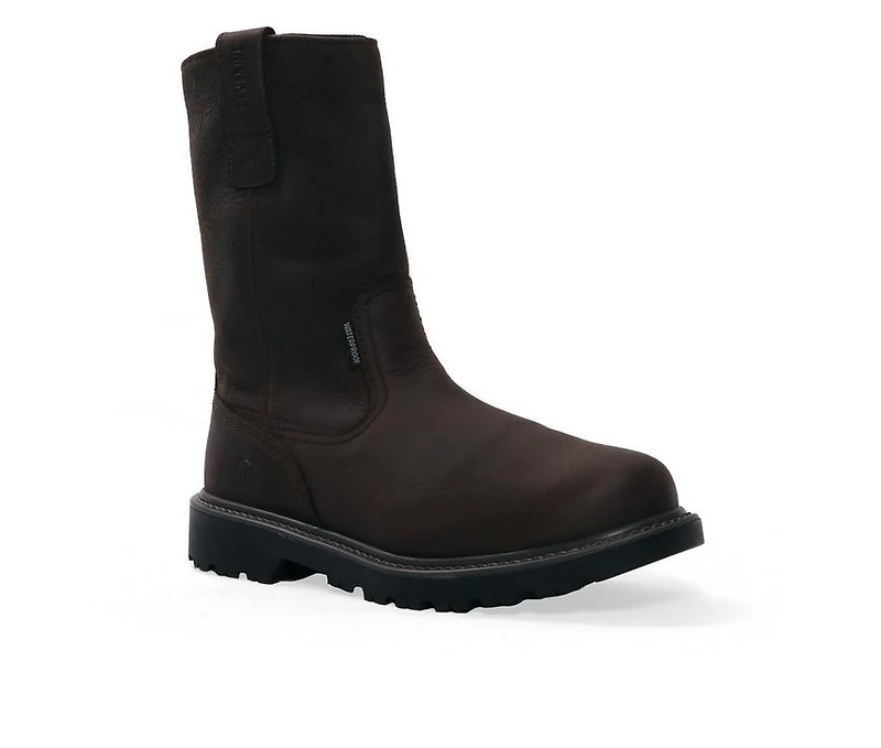 Men's Wolverine 10682 Floorhand Waterproof Plain Toe Work Boots
