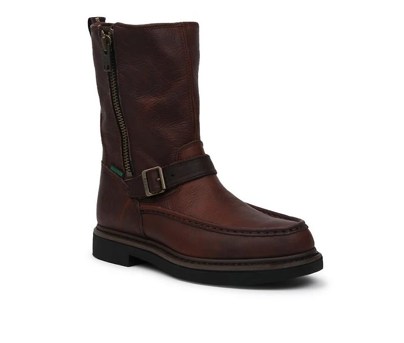 Men's Georgia Boot Side Zip Waterproof Bird Wellington Work Boots
