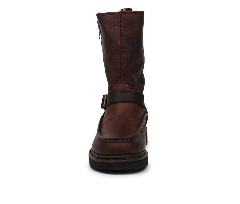 Men's Georgia Boot Side Zip Waterproof Bird Wellington Work Boots