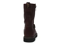 Men's Georgia Boot Side Zip Waterproof Bird Wellington Work Boots
