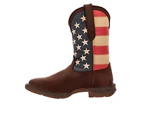 Men's Durango Patriotic Pull-On Western Flag Boot Cowboy Boots