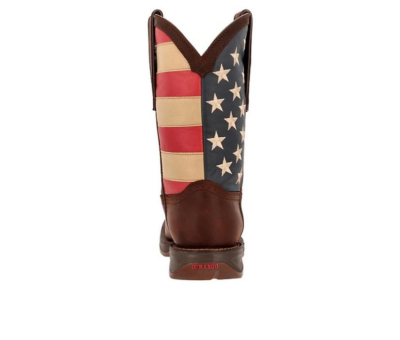 Men's Durango Patriotic Pull-On Western Flag Boot Cowboy Boots