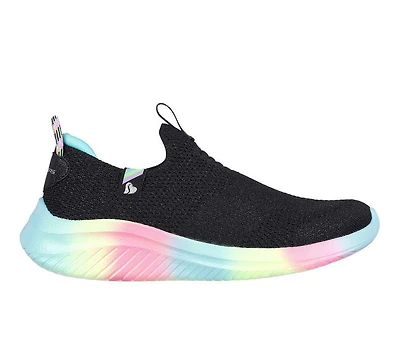 Girls' Skechers Little Kid & Big UltraFlex 3.0 Color Joy Slip-In Running Shoes