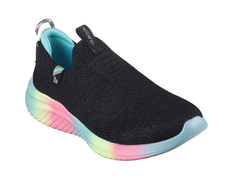 Girls' Skechers Little Kid & Big UltraFlex 3.0 Color Joy Slip-In Running Shoes
