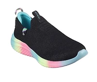 Girls' Skechers Little Kid & Big UltraFlex 3.0 Color Joy Slip-In Running Shoes