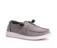 Women's HEYDUDE Wendy Chambray Casual Shoes