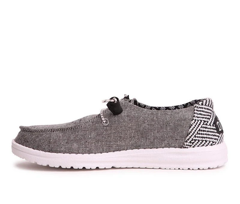 Women's HEYDUDE Wendy Chambray Casual Shoes