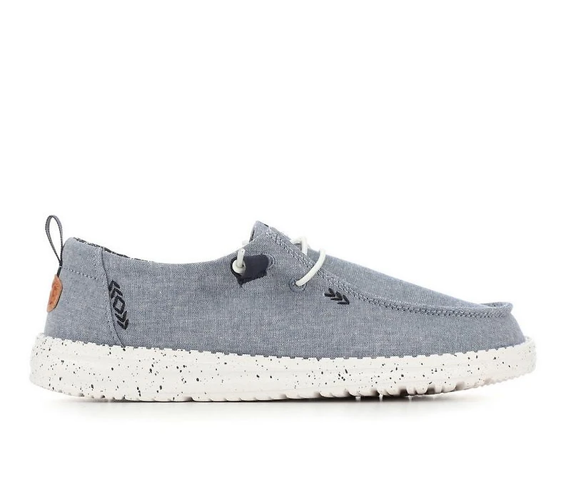 Women's HEYDUDE Wendy Chambray Casual Shoes