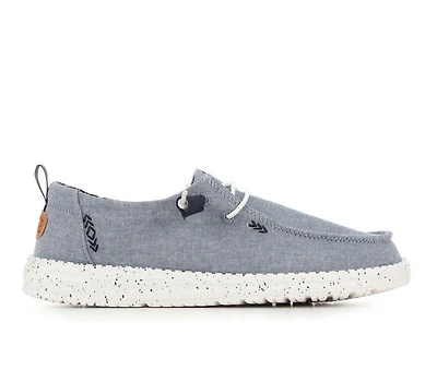 Women's HEYDUDE Wendy Chambray Casual Shoes