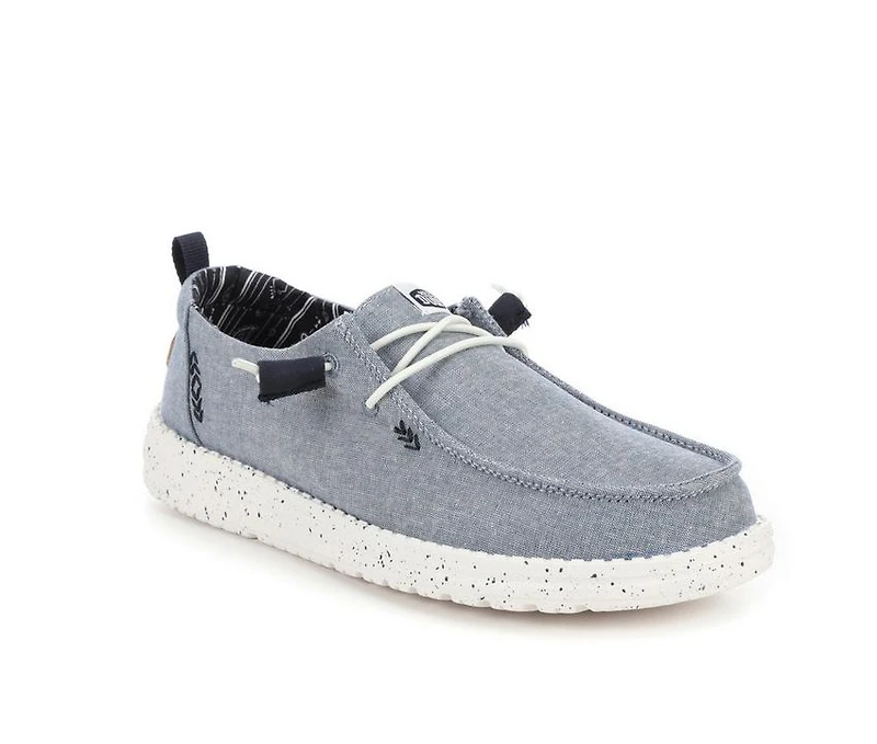 Women's HEYDUDE Wendy Chambray Casual Shoes