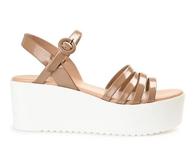 Women's Journee Collection Mirrage Platform Sandals