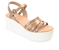 Women's Journee Collection Mirrage Platform Sandals