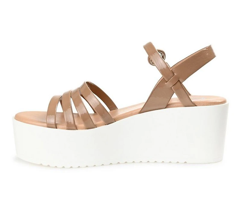 Women's Journee Collection Mirrage Platform Sandals