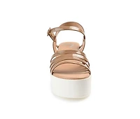 Women's Journee Collection Mirrage Platform Sandals